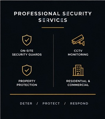 Professional Security Services infographic
